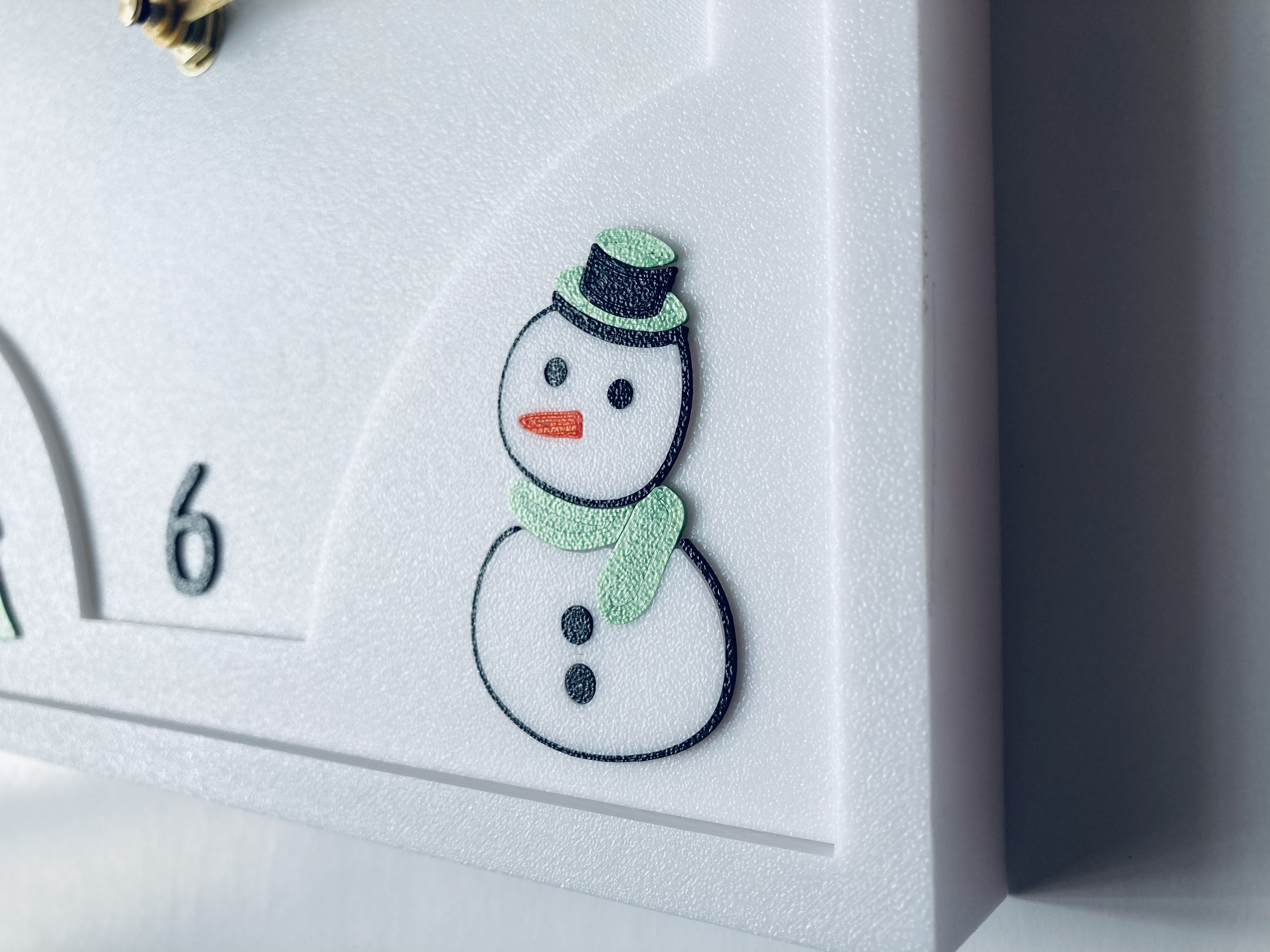 衣替えできる壁掛け時計(クリスマス)