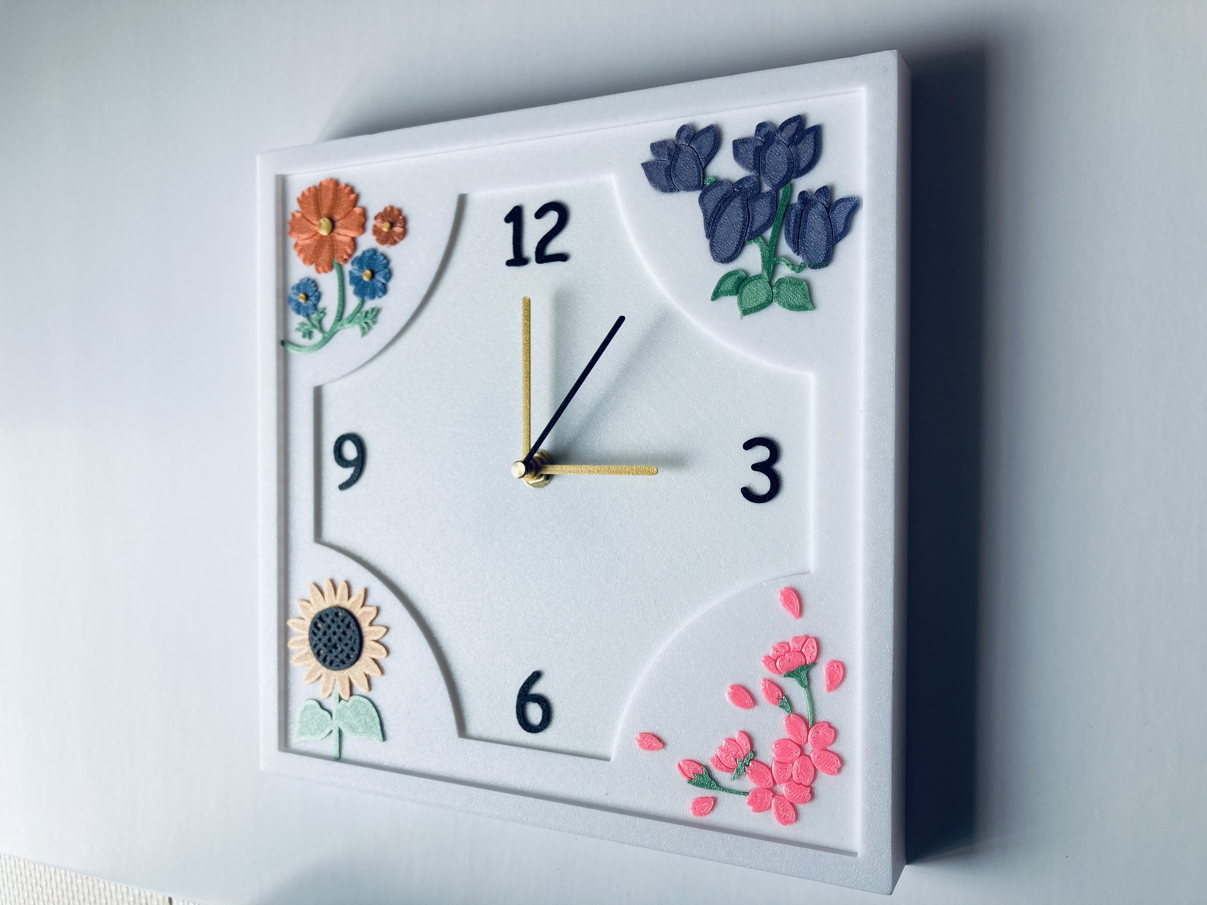 衣替えできる壁掛け時計(クリスマス)