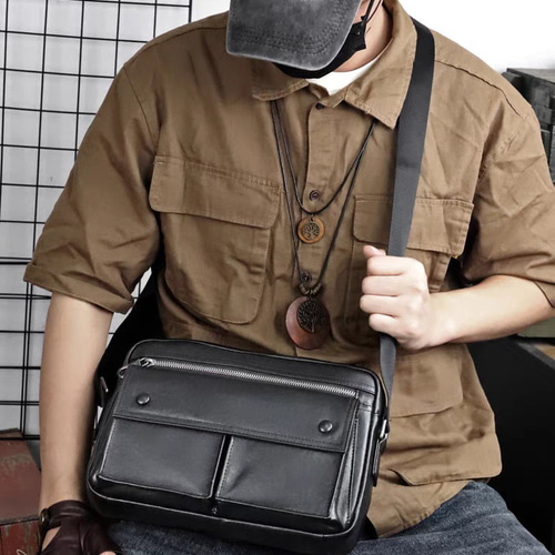 ショルダーバッグ　牛革 バッグ メンズ 4WAY ショルダーバッグ 牛革 日本製 【名入れ