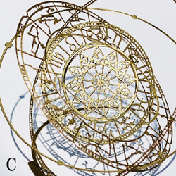 ホロスコープ/星座図/Lサイズ（真鍮製） 10枚目の画像