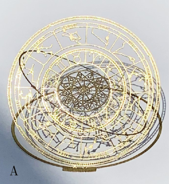 ホロスコープ/星座図/Lサイズ（真鍮製） 6枚目の画像