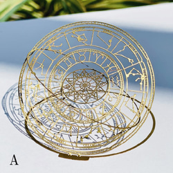 ホロスコープ/星座図/Lサイズ（真鍮製） 5枚目の画像