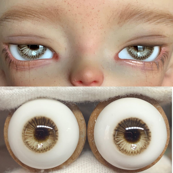 緑 ドールアイ 14mm ドールアイ レジンアイ 12mm 16mm 18mm bjd