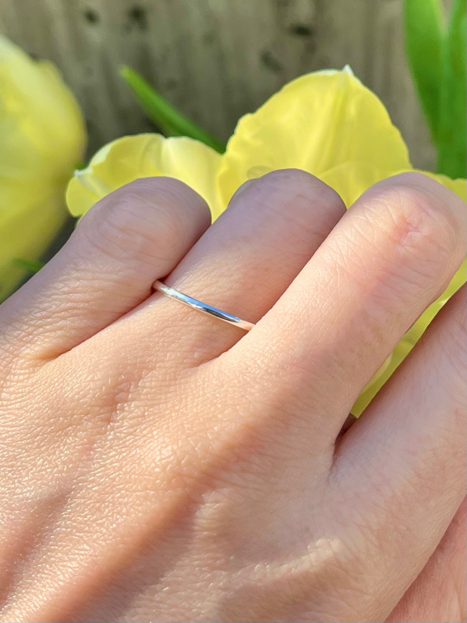 Minimal silver ring （ミニマルシルバーリング）【プレーン1.5mm幅ラウンド】