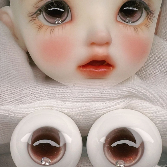 キラキラ ドールアイ 14mm ドールアイ レジンアイ 12mm 16mm