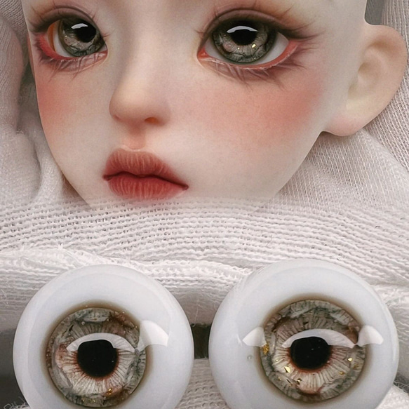 受注生産】＊noka＊ レジンアイ 【12mm】 J～Q オビツ11