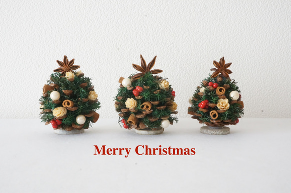 省スペースクリスマス2024】松ぼっくりのクリスマスツリー