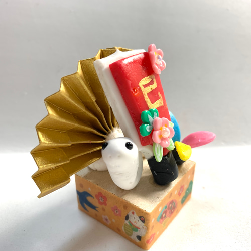 ☆干支ミニシリーズ 巳年羽子板飾り (受注生産) (送料無料
