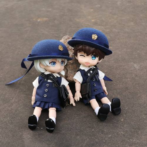 niannyyhouse オビツ11服 幼稚園の制服 帽子 ベスト ワイシャツ niannyyhouse オビツ11服 幼稚園の制服 帽子 ベスト ワイシャツ