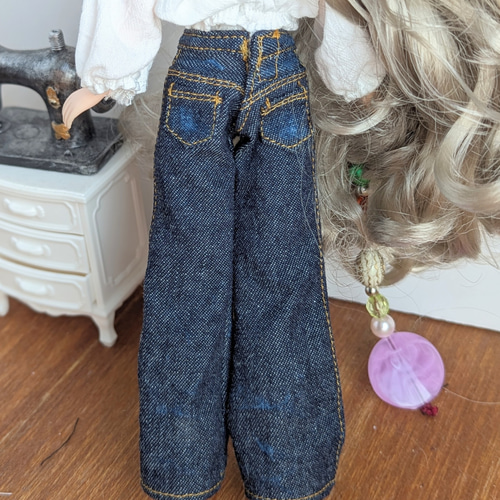 再出品497.※単品※ジーパン※ブライスアウトフィット※1/6ドール服 1032※単品※ジーパン※ブライスアウトフィット※1/6ドール服