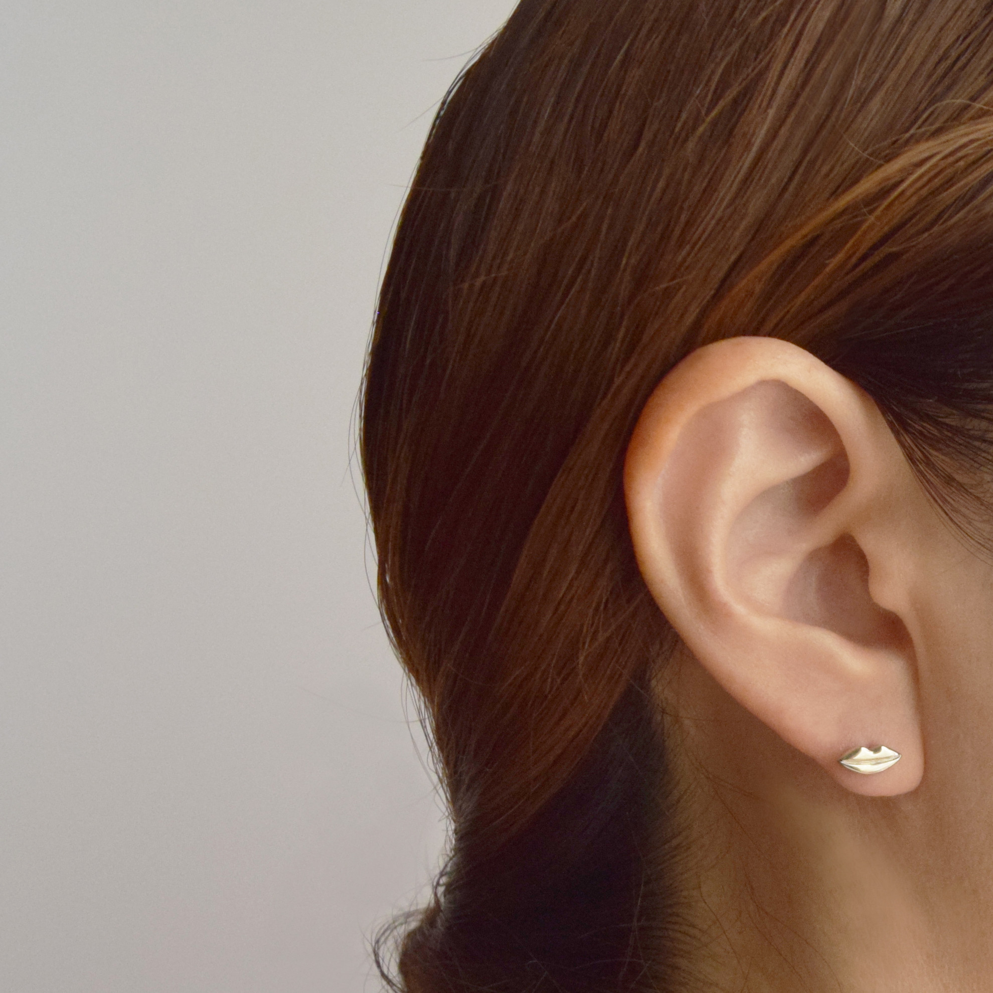 j00000026 parts 唇 シンプルタイプベーシックサイズ パーツなし ピアス（ポスト） シルバー