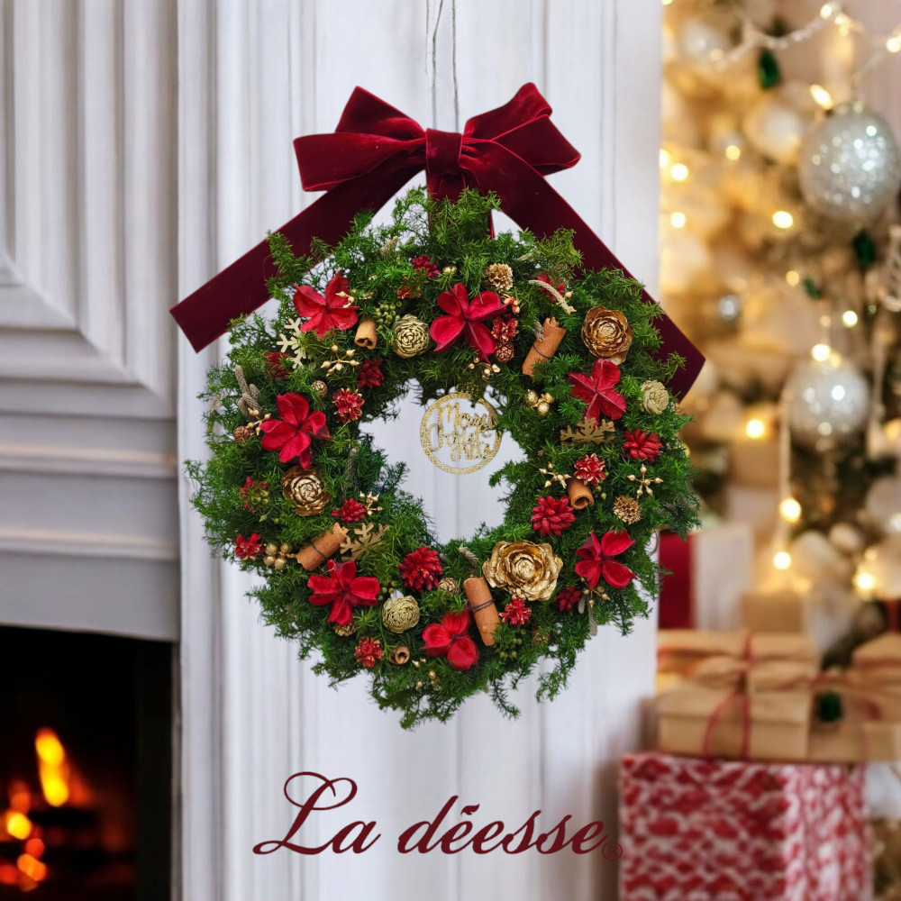 【おまとめ】ブーメランリース☘クリスマスレッド