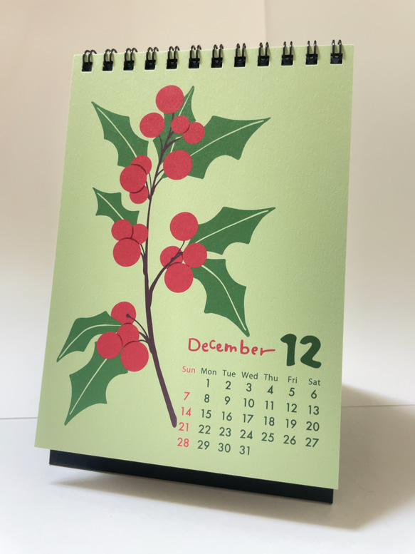 【お値下げしました】Birth Month Flower カレンダー2025 5枚目の画像