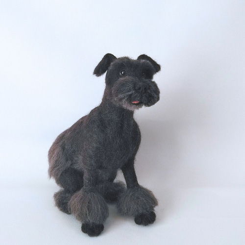 羊毛フェルト講師が作る「うちの子」オーダーM25㎝ 犬猫うさぎ