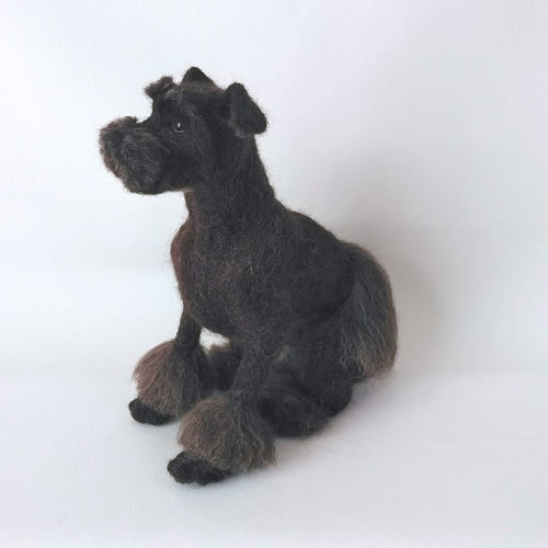 羊毛フェルト講師が作る「うちの子」オーダー25㎝ 犬猫うさぎ オーダー