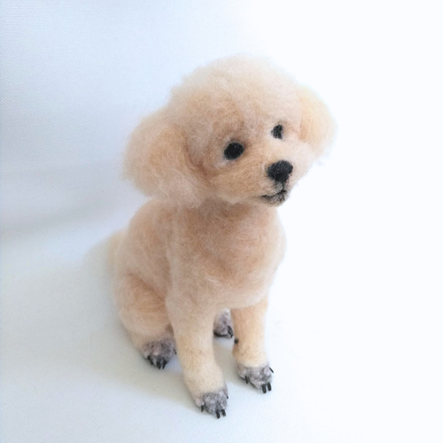 【アニー】羊毛フェルトオーダー 羊毛フェルト講師が作る「うちの子」オーダーM25㎝ 犬猫うさぎ