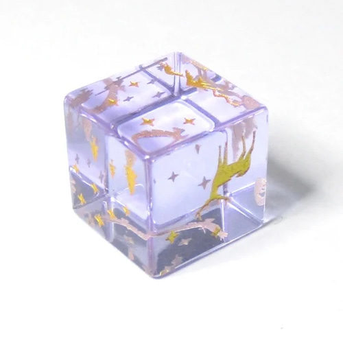 フェンリル 暁 ガラス製 6面 サイコロ ダイス その他雑貨