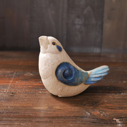 小鳥と青色の種 no.2 一輪挿し・花瓶・花器 Haneco 通販 14746206