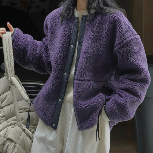 ボアジャケット 暖かい 上着 可愛い 通勤 秋冬 おしゃれ ブルゾン