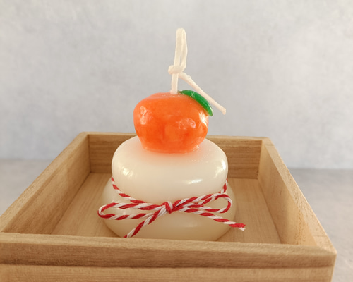 お正月飾り2026 鏡餅キャンドル 大サイズ キャンドル・キャンドル