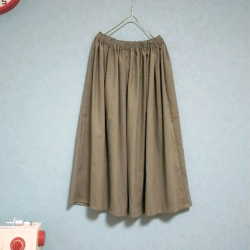 秋冬春】コーデュロイギャザースカート ✨選べるカラー•スカート丈