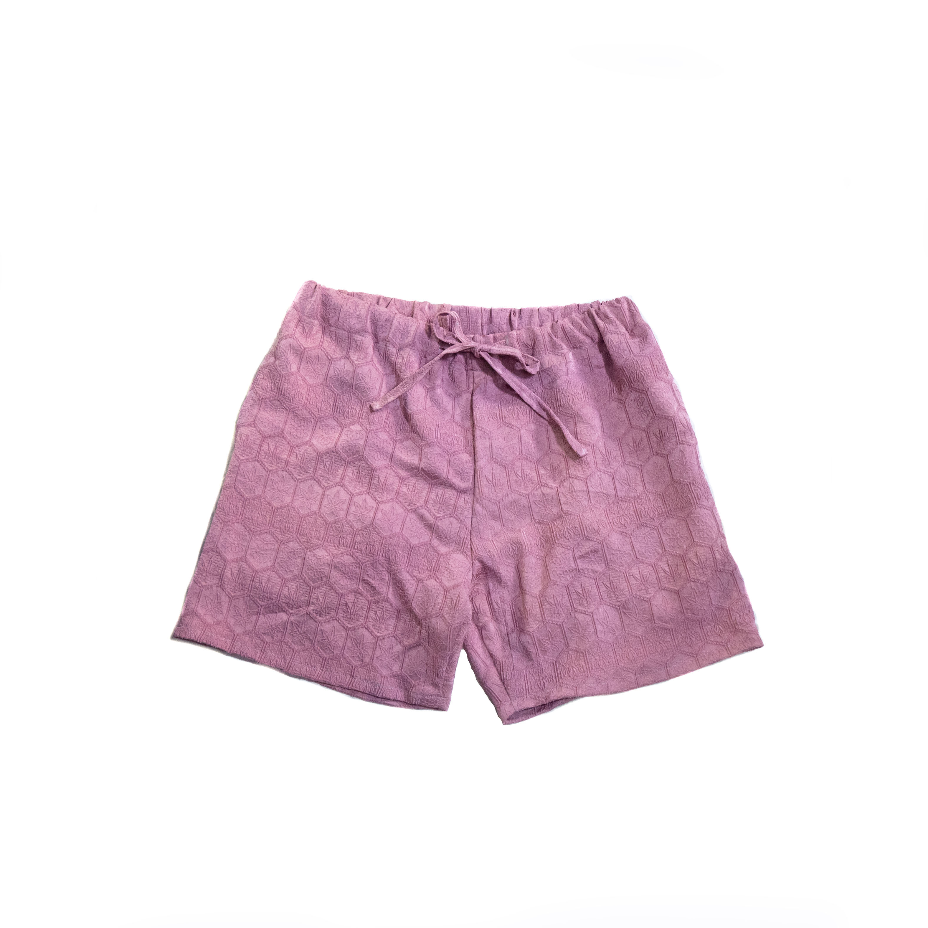 ピンク、シルク着物リメイク、ショートパンツM/Lサイズ、 MOMOZOMO original