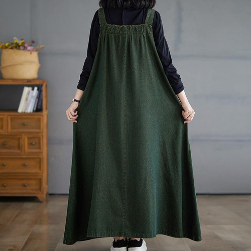 大きいサイズ サロペット ワンピース レディース 秋冬 春 新品