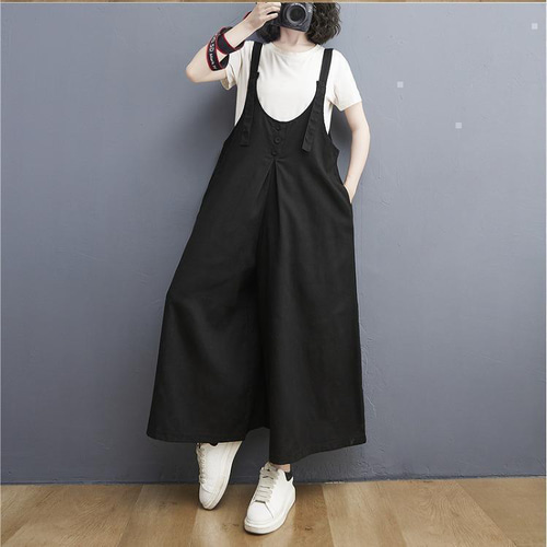 大きいサイズ レディース オーバーオール サロペット パンツ