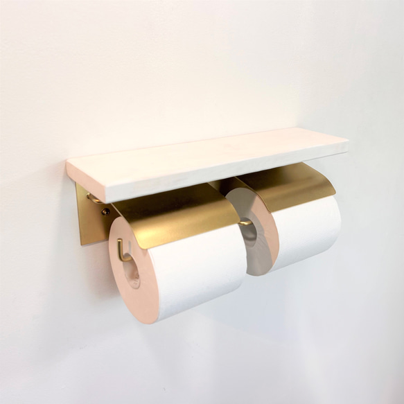 Keucoトイレットペーパーホルダークロームメッキ 2個