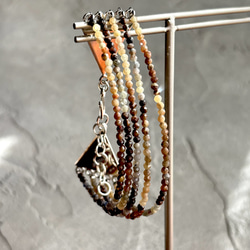 サファイアのエスニック風ブレスレット/sv925 2枚目の画像