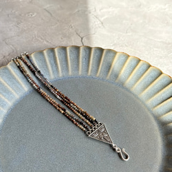 サファイアのエスニック風ブレスレット/sv925 4枚目の画像