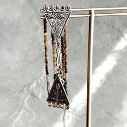 サファイアのエスニック風ブレスレット/sv925 3枚目の画像