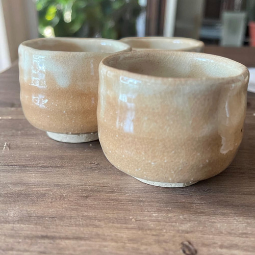 萩焼萩殿窯猪口 煎茶碗5客 湯呑み antique art nozomi 通販 18403591