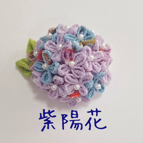 オーダーメイド カスタマイズ つまみ細工 ヘアアクセサリー 髪飾り