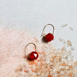 fruitfulness　実り　K１４gf Uフックピアス　 5枚目の画像