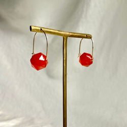 fruitfulness　実り　K１４gf Uフックピアス　 7枚目の画像