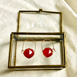 fruitfulness　実り　K１４gf Uフックピアス　 8枚目の画像