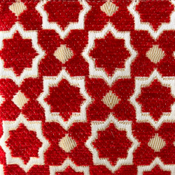 【受注制作】モロッカン生地のポーチ　マムニア　ミニ　レッド 6枚目の画像