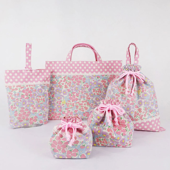 LB481☆まめmama様専用☆レッスンバッグ8点セット☆ハンドメイド