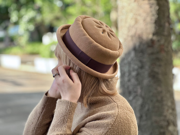 【受注生産】チョコパイハット 5枚目の画像