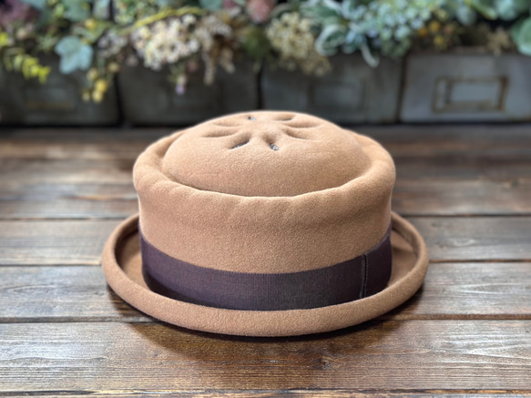 【受注生産】チョコパイハット 1枚目の画像