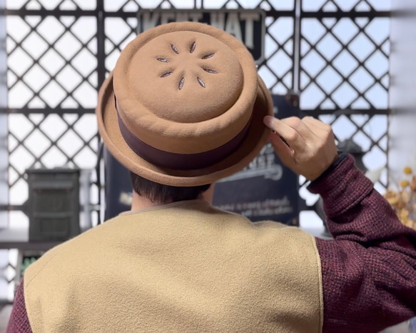 【受注生産】チョコパイハット 12枚目の画像