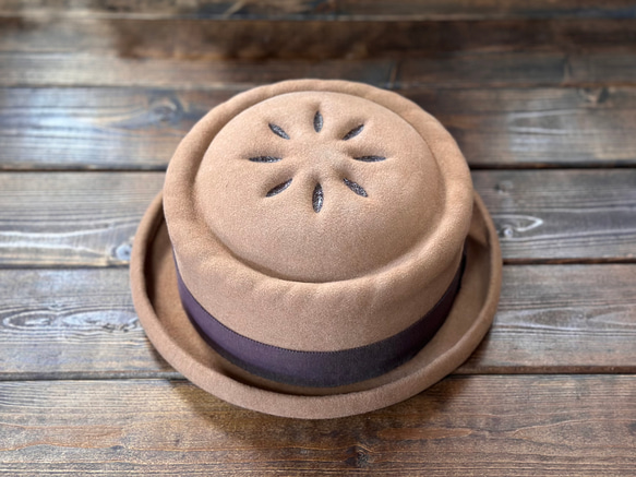 【受注生産】チョコパイハット 2枚目の画像