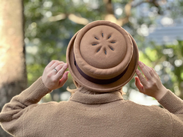 【受注生産】チョコパイハット 8枚目の画像