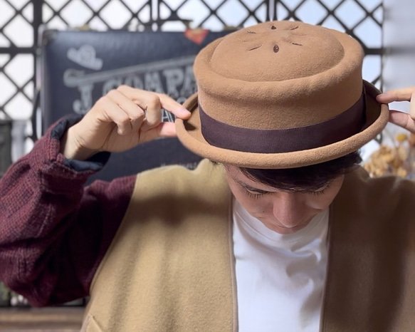 【受注生産】チョコパイハット 18枚目の画像