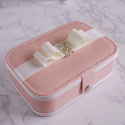 再販【即納1点限り】ジュエリーボックス ピンク アクセサリーケース