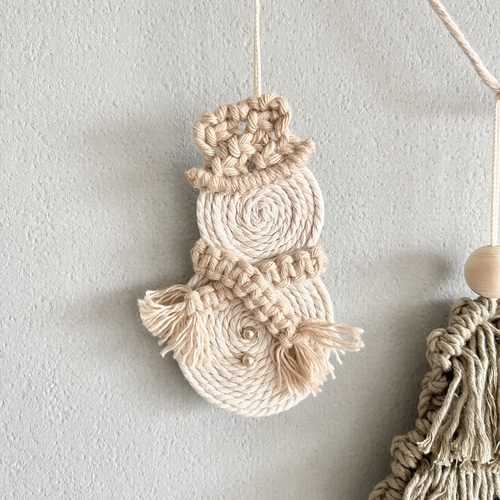 マクラメ クリスマスガーランド ガーランド MACRAME ZUKKO 通販