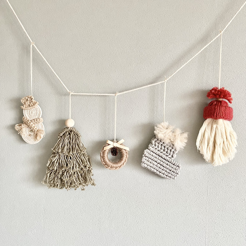 マクラメ クリスマスガーランド ガーランド MACRAME ZUKKO 通販