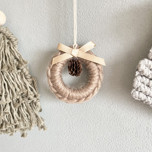 マクラメ クリスマスガーランド ガーランド MACRAME ZUKKO 通販