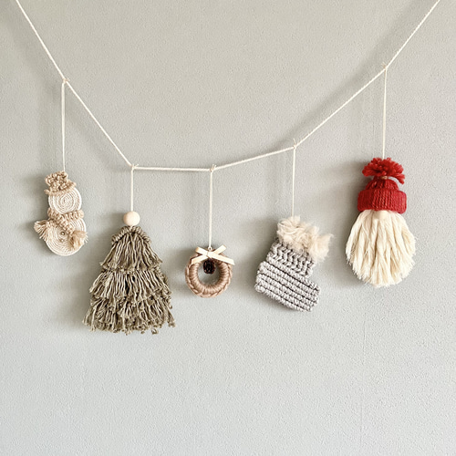 マクラメ クリスマスガーランド ガーランド MACRAME ZUKKO 通販